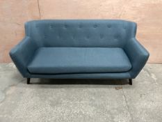 3 Seater and 2 Seater Sofa set in Blue