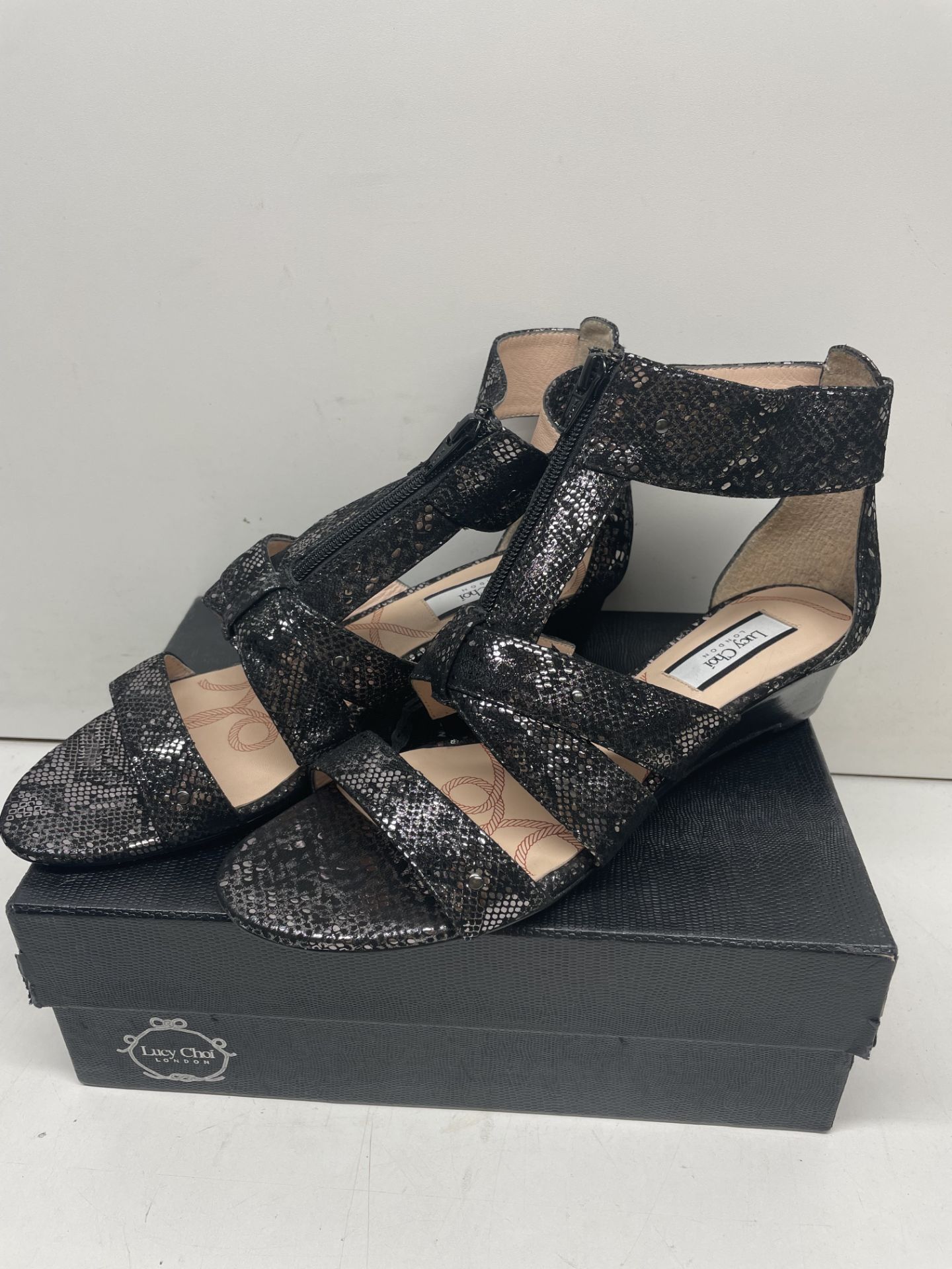 Ex-Display Lucy Choi Wedge Sandals | Eur 42 - Image 2 of 4
