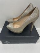 Ex-Display Lucy Choi Leather Peep Toe Shoes | Eur 40