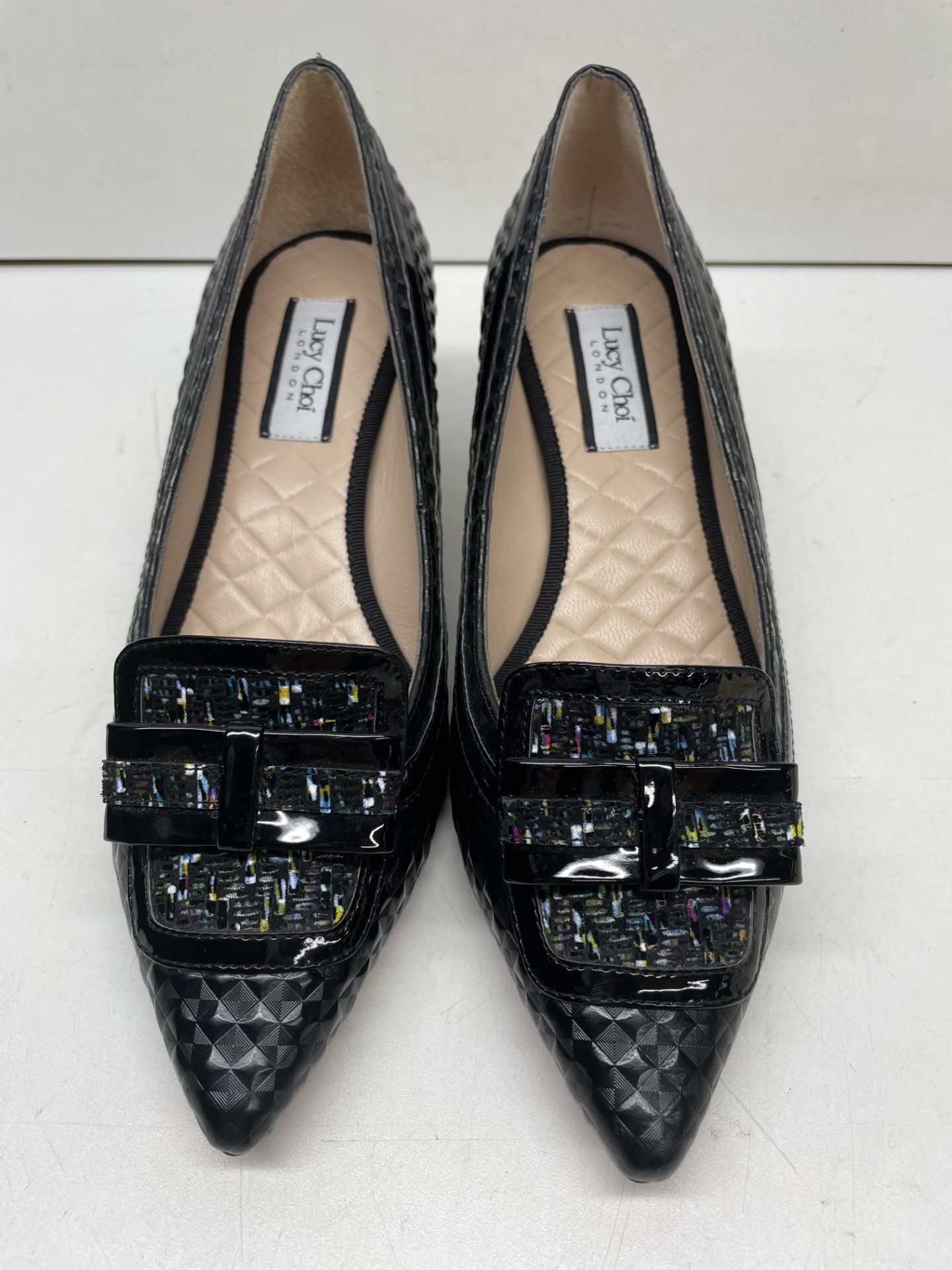 Ex-Display Lucy Choi Low Heel Leather Shoes | Eur 36 - Image 2 of 5