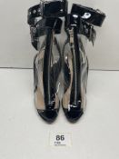Ex-Display Lucy Choi High Heel Peep Toe Boots | Eur 38.5