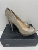 Ex-Display Lucy Choi Leather Peep Toe Shoes | Eur 41