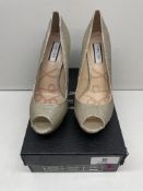 Ex-Display Lucy Choi Leather Peep Toe Shoes | Eur 41