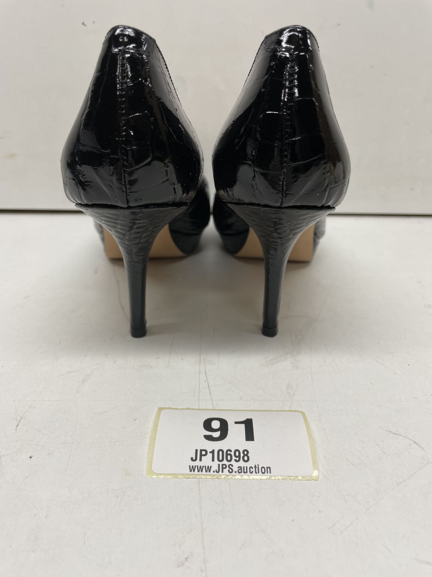 Ex-Display Lucy Choi Peep Toe Platform Heels | Eur 37 - Image 3 of 4