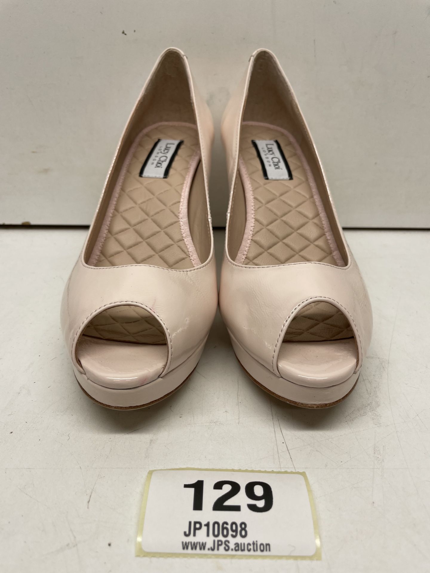 Ex-Display Lucy Choi Peep Toe Platform Heels | Eur 37 - Image 3 of 4
