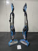 2 x Bissell Crosswave 1/13 3-in-1 Multi-Surface Floor Cleaners