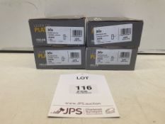 4 x Frelan Hardware Jedo Collection JG2PB Georgian Lever Latch Handles