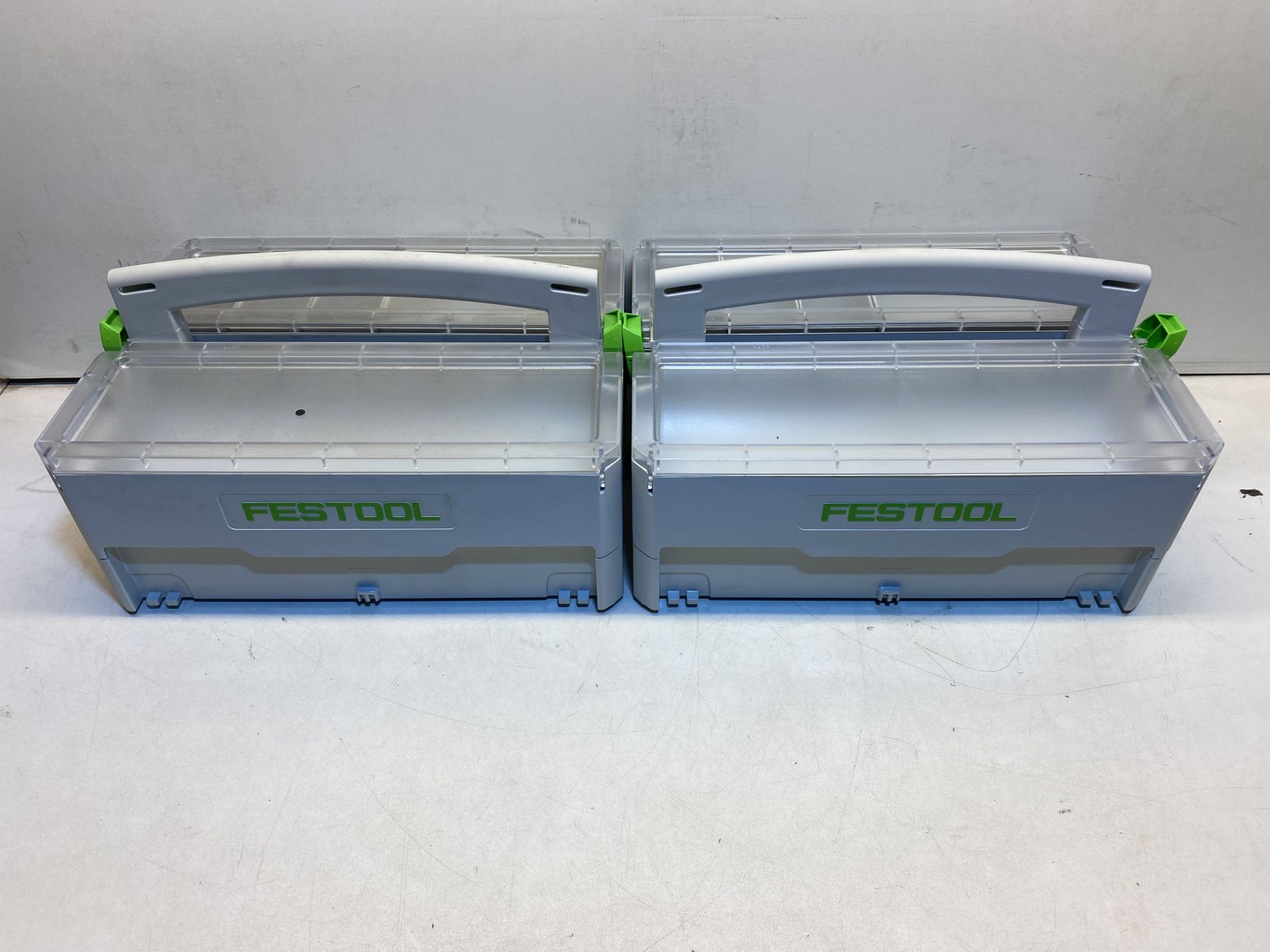 2 x Festool 499901 SYS-SB Cantilever Systainer Tool Box