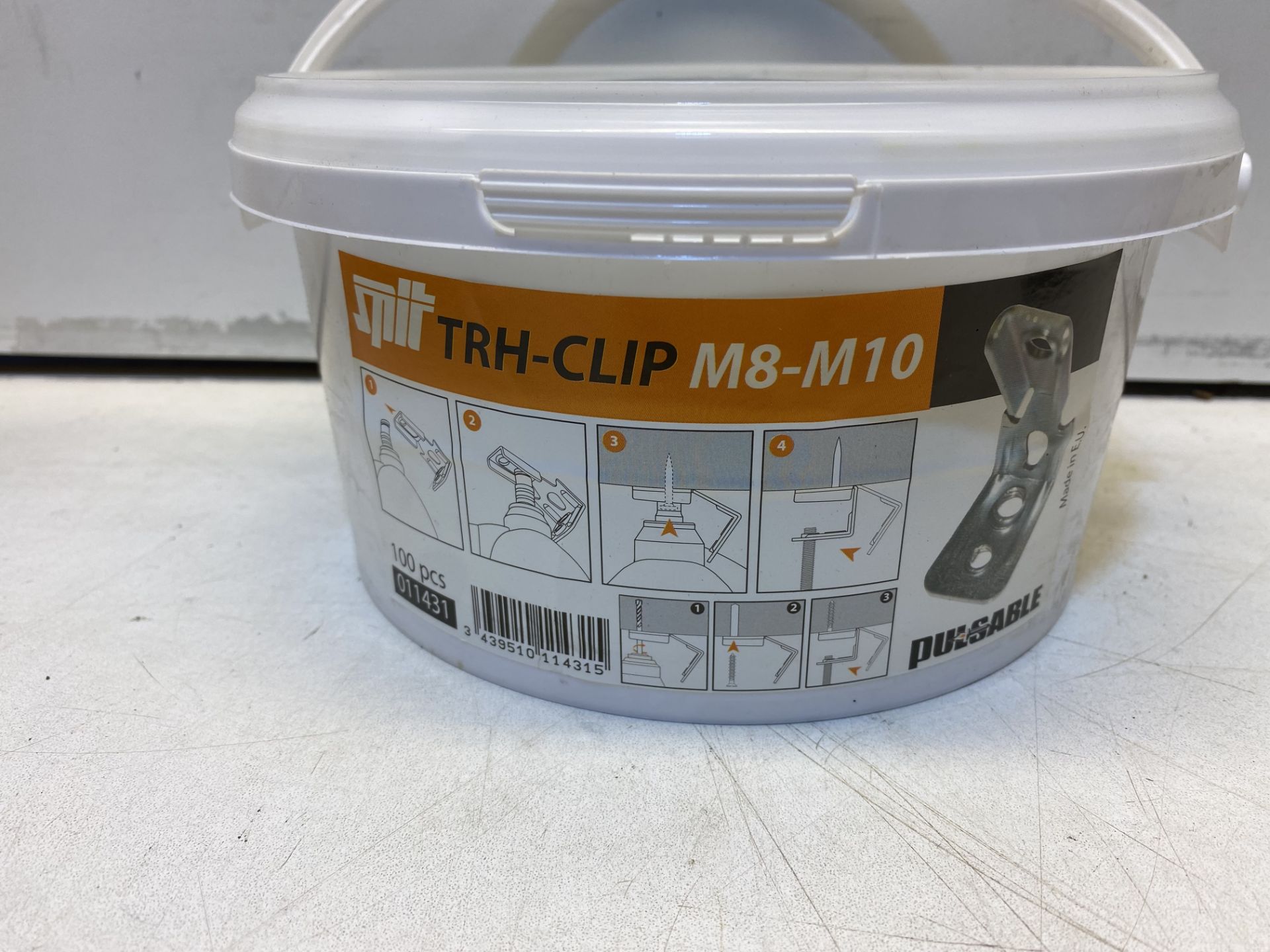 6 x Tubs Of SPIT 011431 M8 - M10 Threaded Rod Hanger, 100 Per Tub