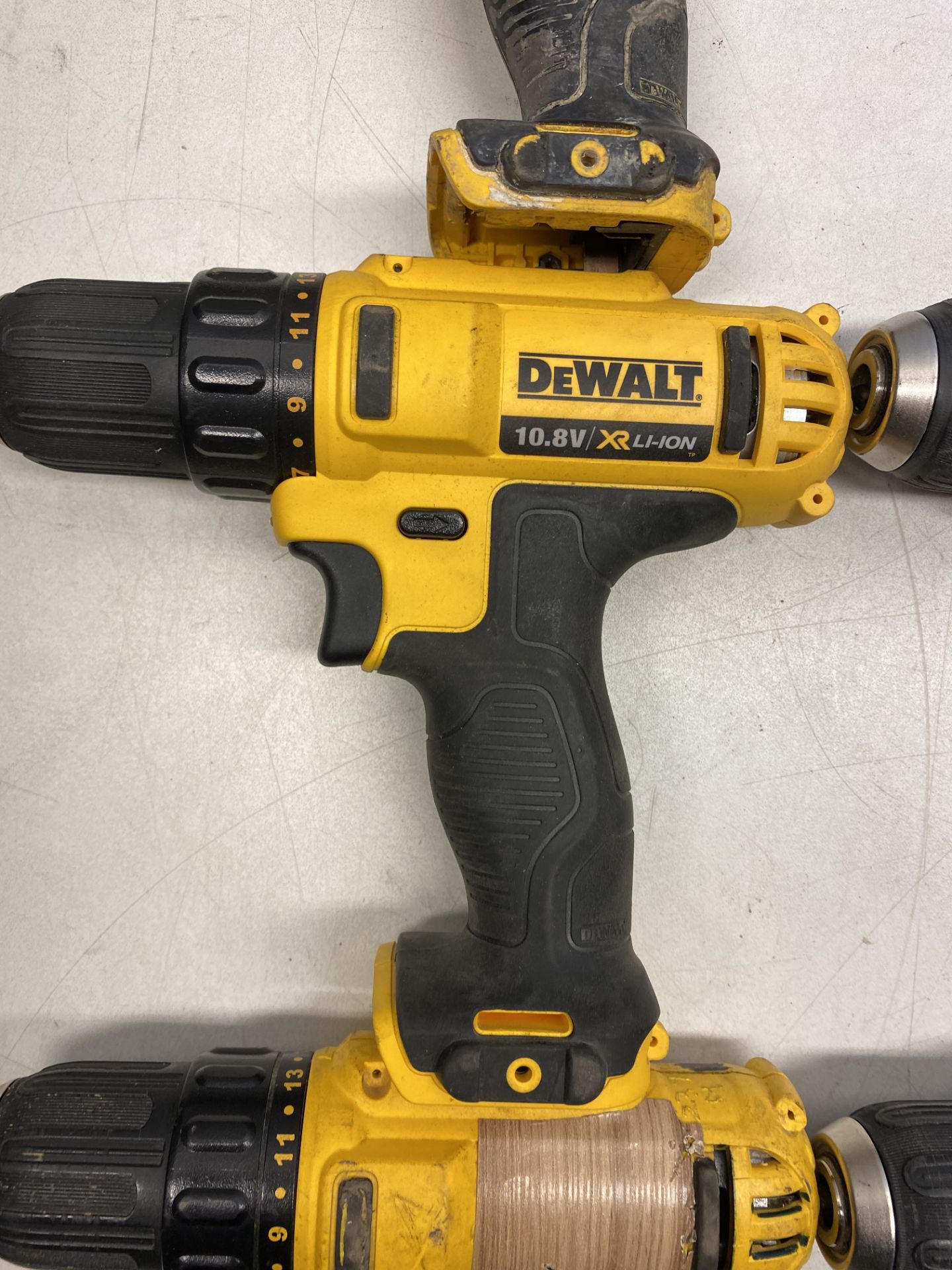 8 x USED DeWalt DCD710 10.8V XR Cordless Compact Drill Drivers - See Photos - Image 3 of 9