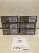 6 x Frelan Hardware Kontrax Range JV860PCSC Capri Levers on Rose