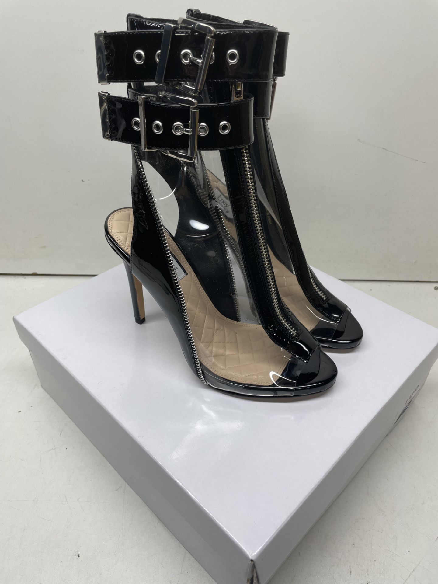 Ex-Display Lucy Choi Stiletto Heel Patent Leather Shoes | Eur 37.5