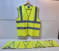 70 x Various DMS/Yoko/Portwest/Result/Prouneek Hi Vis Vests in Various sizes