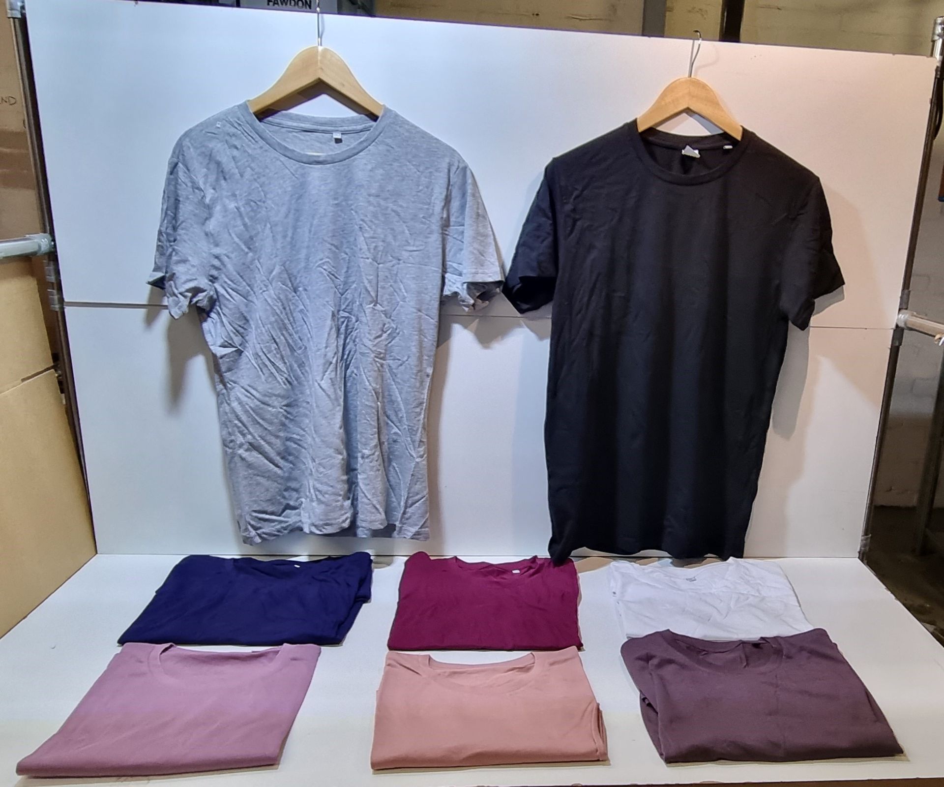 66 x Cotton Adult T Shirts in Various Colours & Sizes