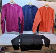 29 x Justhoods Adult Sweatshirts & Hoodies in Various Colours & Sizes