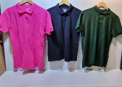 9 x Gildan Ladies Polo Shirts in Various Colours & sizes