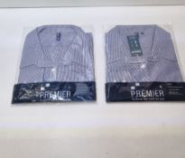 4 x Premier Gingham Microcheck Ladies Shirts in Various Sizes