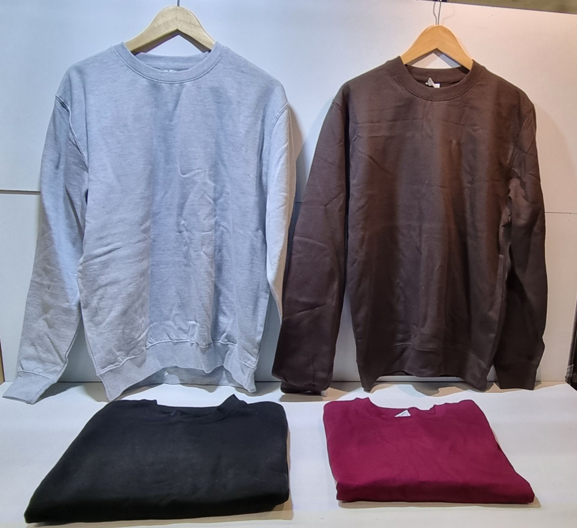 27 x Various Adult Justhoods Sweatshirts & Hoodies in Various Colours & Sizes