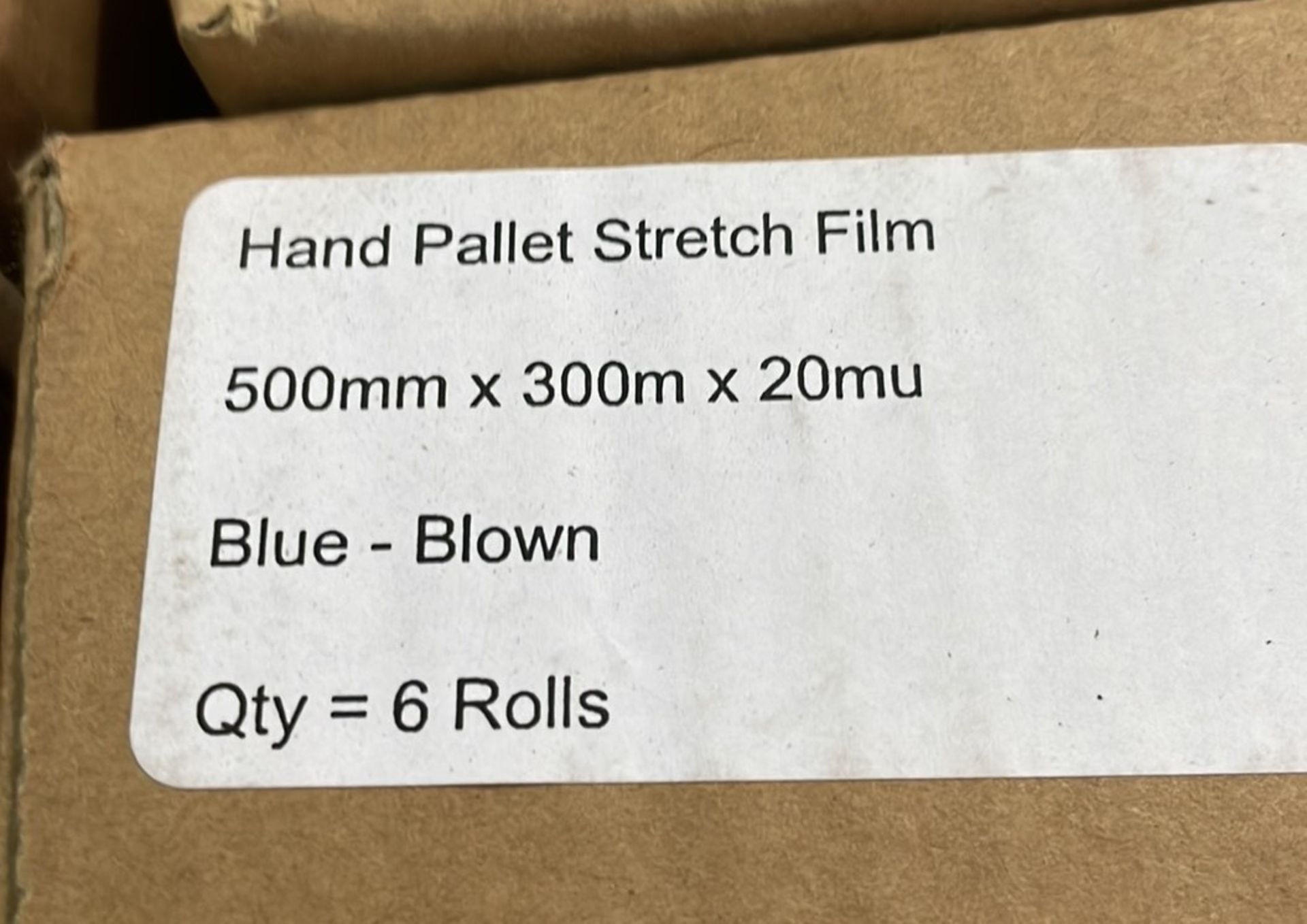 6 x Boxes of 6 x Rolls of Blue Stretch Film - Image 5 of 5