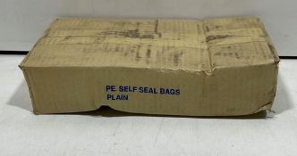 5 x Boxes of Self Seal Plastic Bags | Size: 2 x 9 inch | Qty: 1,000 per Box