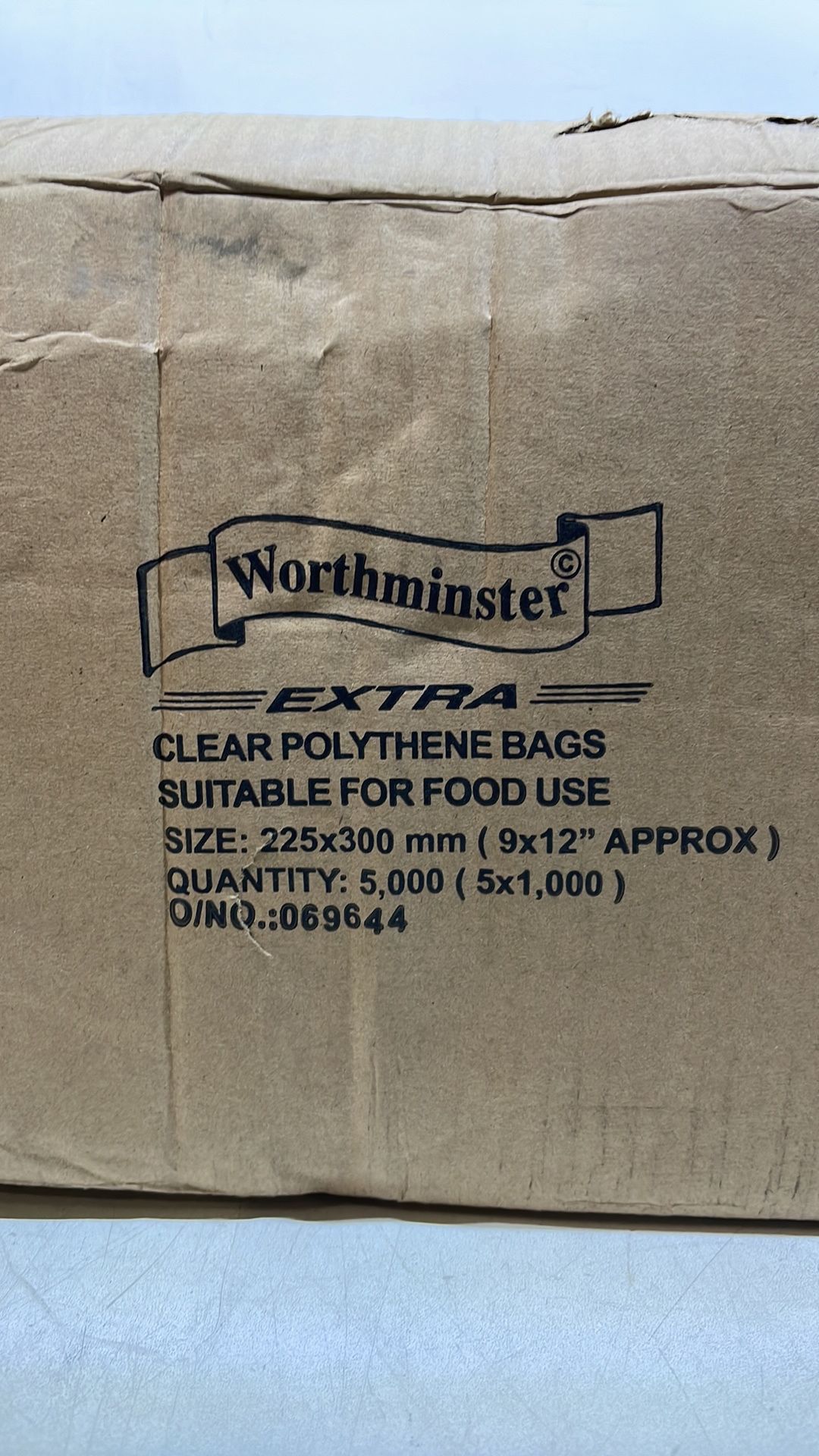 2 x Boxes of 225mm x 300mm Clear Polythene Bags | Qty 5,000 per Box | Suitable For Food Use - Image 2 of 2