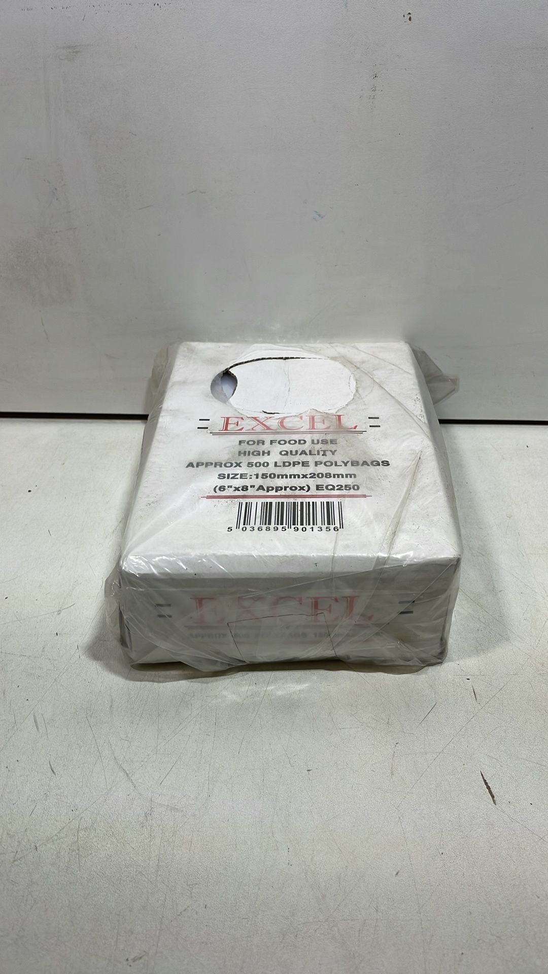 5 x Bags of 150mm x 208mm LDPE Polybags | Qty 500 per Box | For Food Use