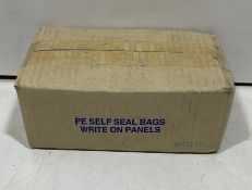 8 x Boxes of Self Seal Plastic Bags | Size: 2.5 x 3 inch | Qty: 1,000 per Box