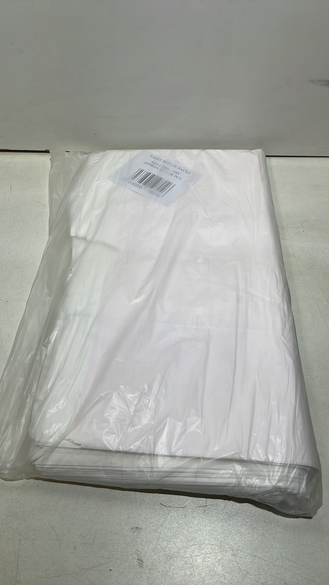 4 x Bags of White Refuse Bags | Qty 50 per Bag