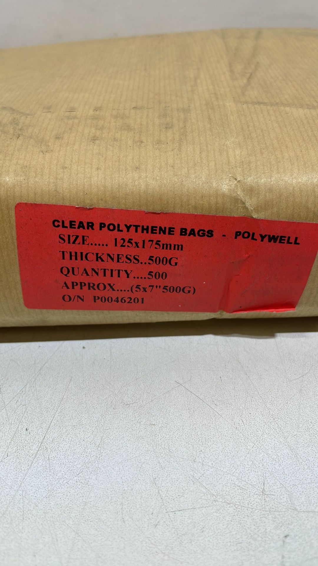 8 x Boxes of 125mm x 175mm Clear Polythene Bags | Qty 500 per Box - Image 2 of 2