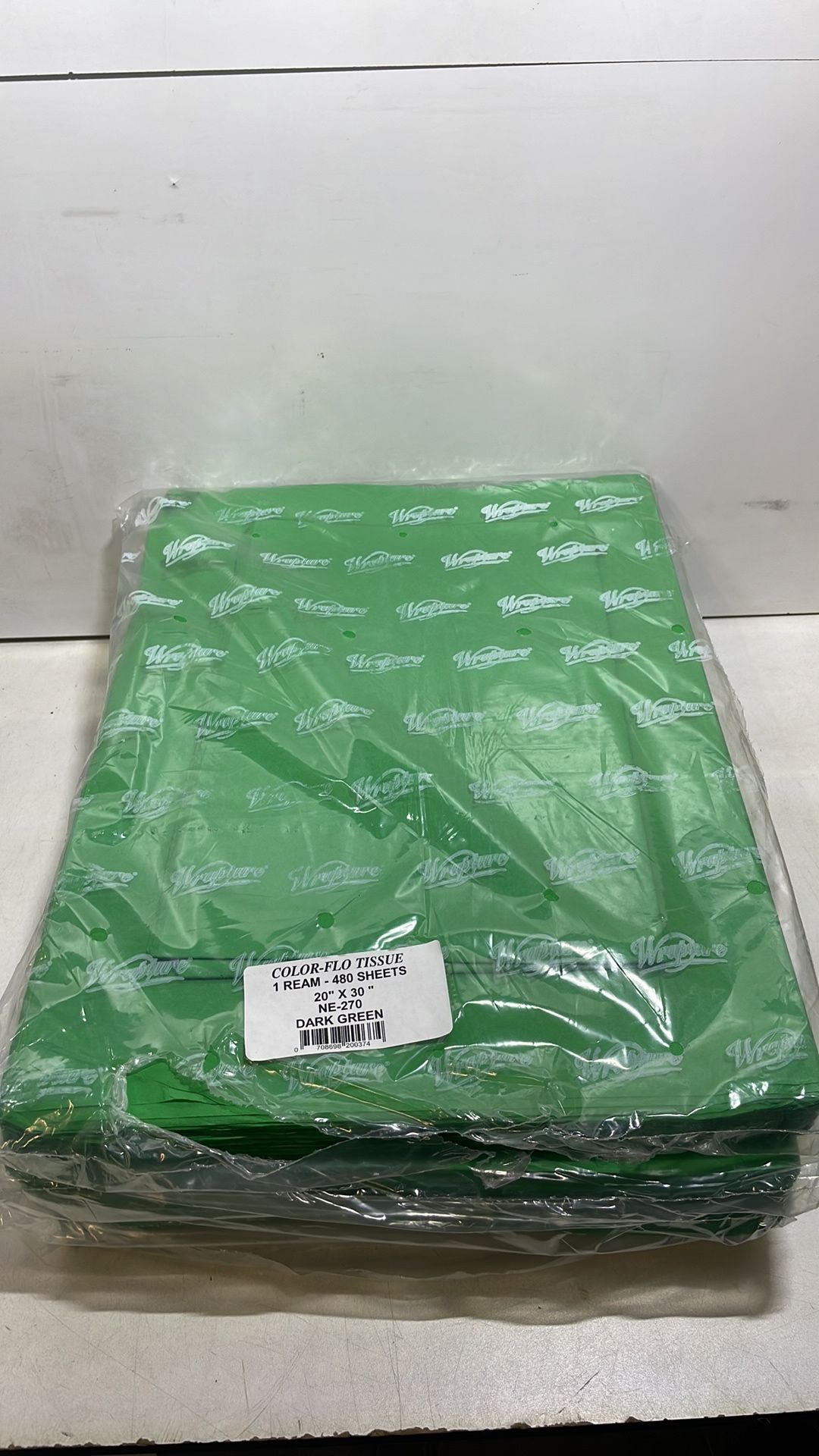 4 x Bags of 20" x 30" Dark Green Tissue | Qty 480 Sheets per Bag