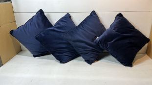 4 x Blue Cushions