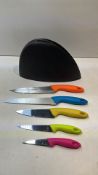 5 x Knife Set In Plastic Holder