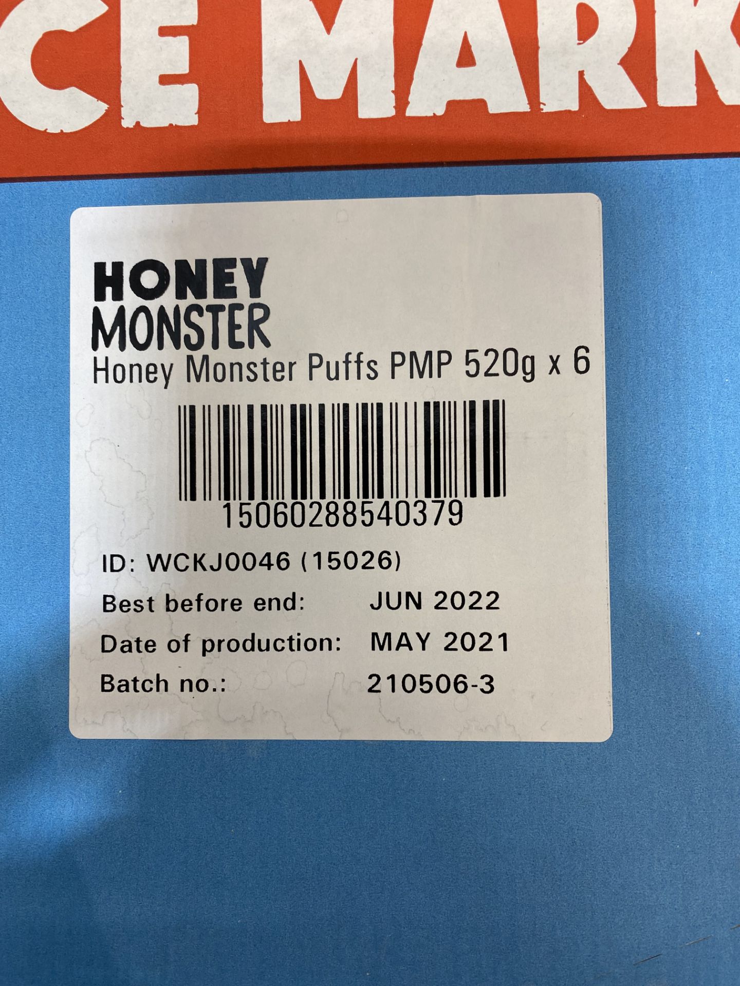 6 x Boxes Of Honey Monster Wheat Puffs Cereal - Image 2 of 2