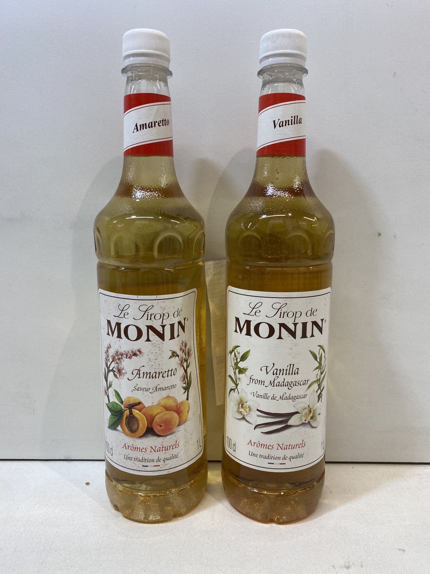 6 x Bottles Of Various Monin Premium Syrup