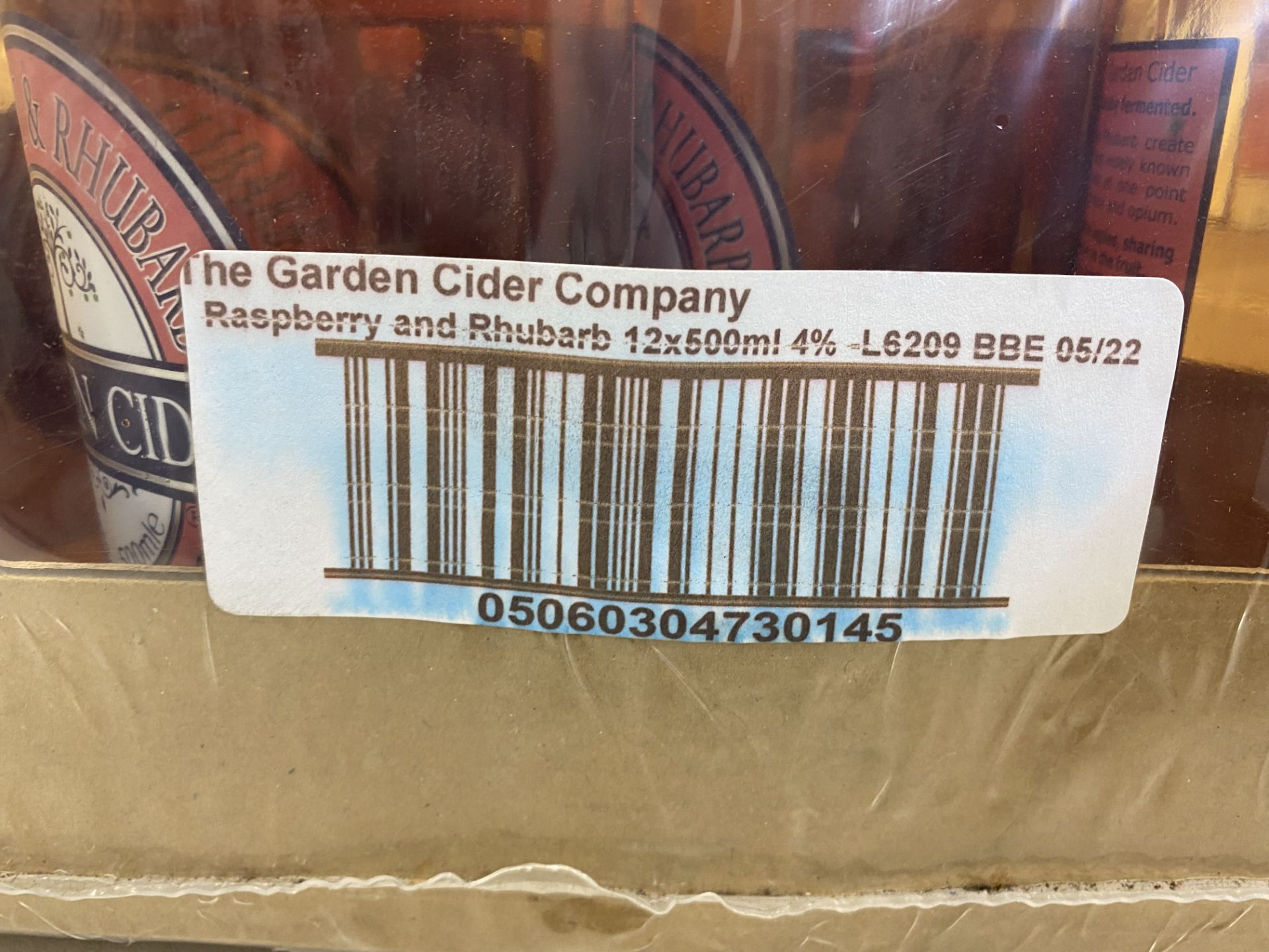 30 x Bottles Of The Garden Cider Company Raspberry & Rhubarb Cider - Best Before Date 05/22 - Image 4 of 4