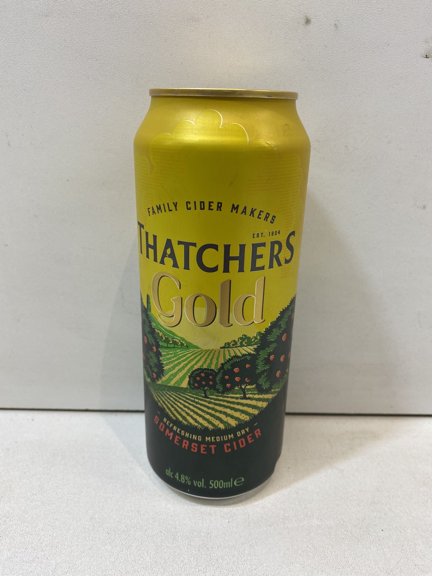 22 x Cans Of Thatcher's Gold Somerset Cider, 500ml, 4.8% Vol