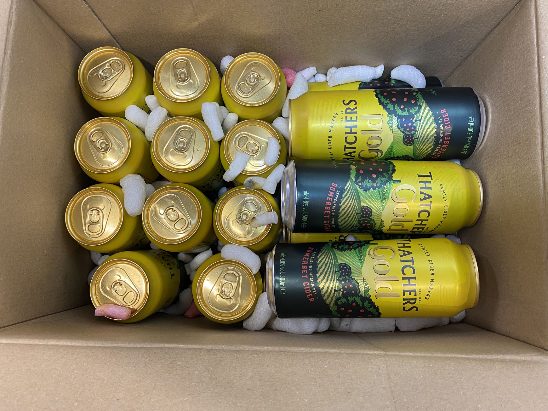 22 x Cans Of Thatcher's Gold Somerset Cider, 500ml, 4.8% Vol - Image 2 of 2