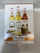 10 x Monin Coffee Syrups Gift Set - Best Before 12.2022