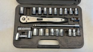 Incomplete Halfords Socket Set