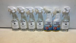 7 x Various Anti Bacterial Cleaning Fluids