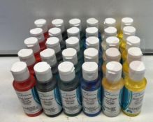 30 x Duncan Bisq-Stain 59ML Bottles Of Acrylic Paints