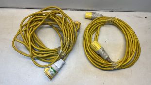 2 x 110V Extension Cables