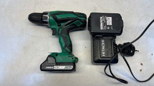 Hitachi DV18DGL Cordless Combi Drill