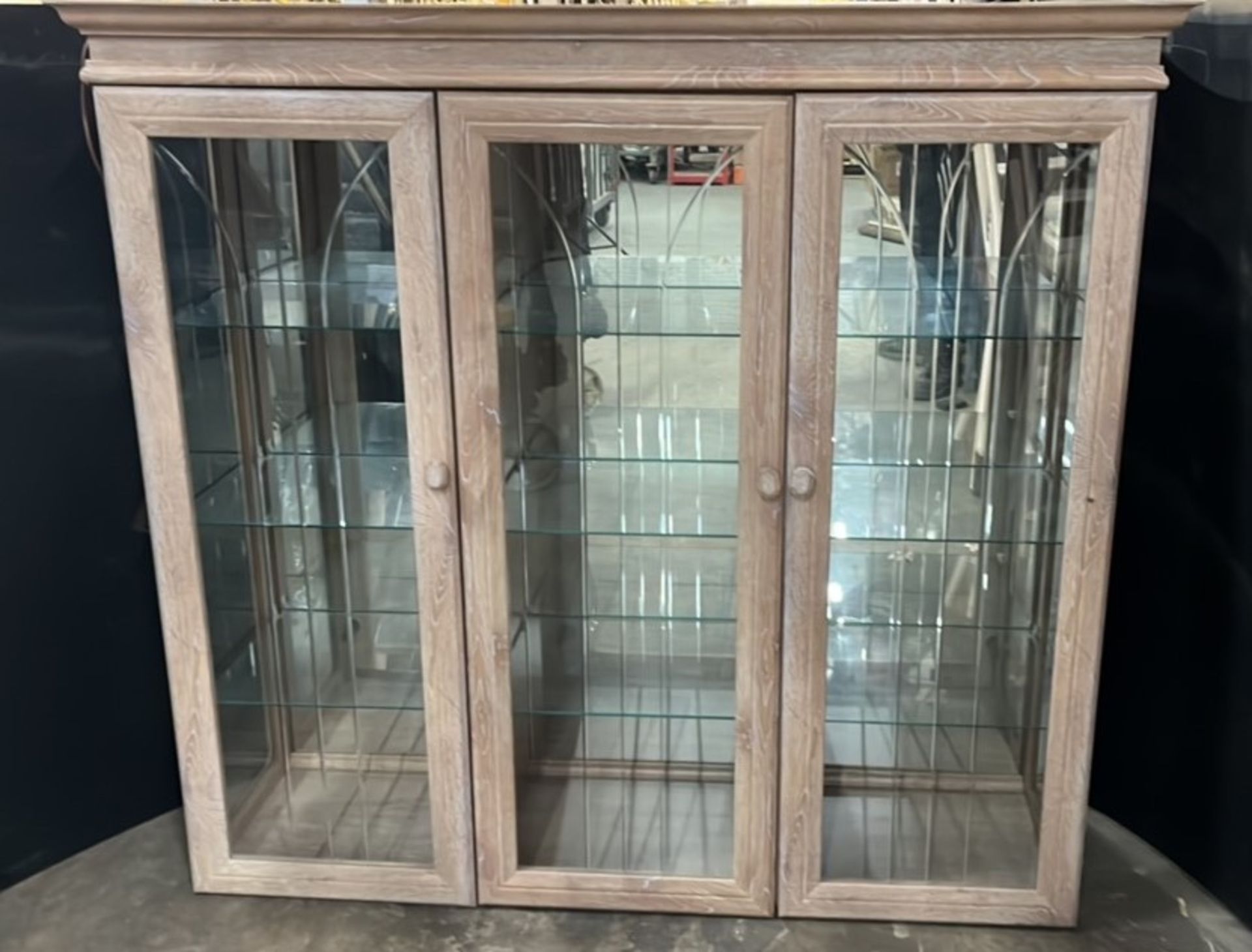 3 Door Glass Display Cabinet