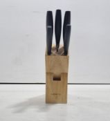 Sabichi 5 Kitchen Knife Wooden Block Set