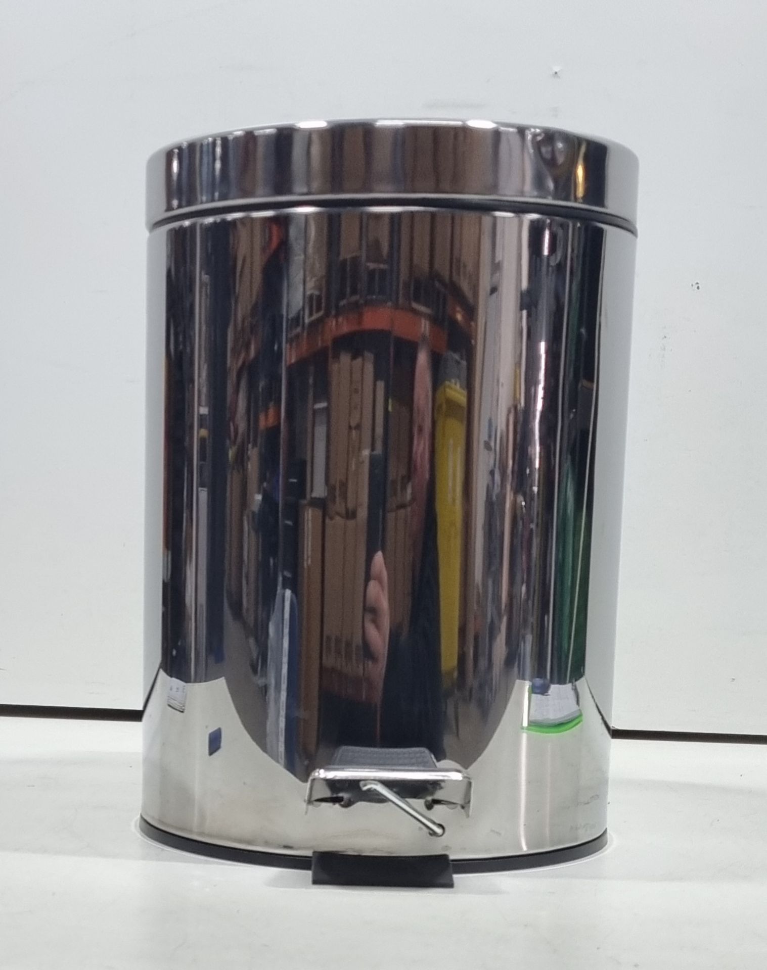 5 Litre Pedal Bin Chrome Gloss