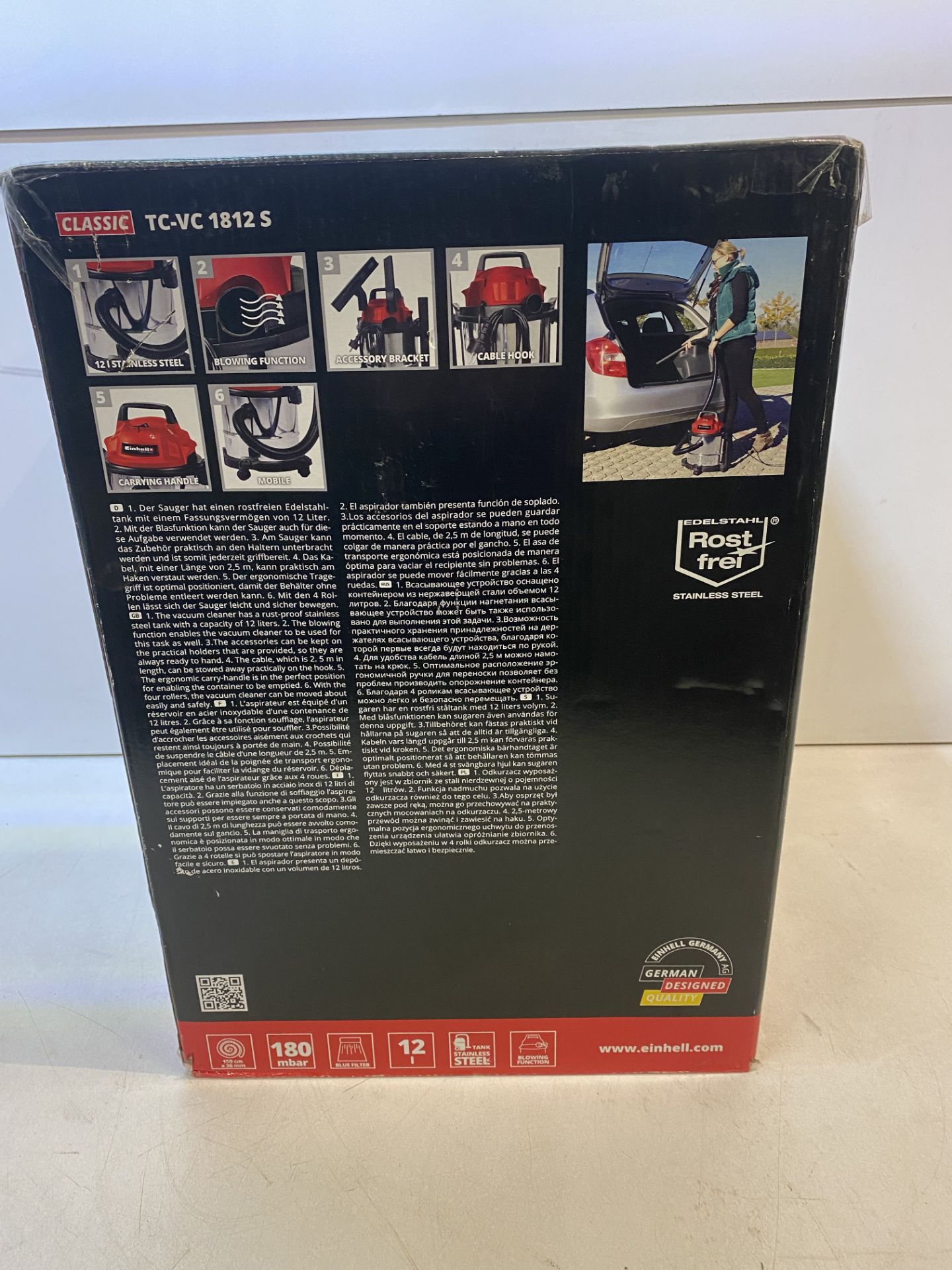 Einhell TC-VC 1812 S 2342370 Wet/dry vacuum cleaner 1250w - Image 2 of 2