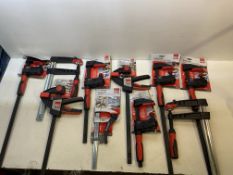 18 x Various Bessey Clamps As Seen In Photos