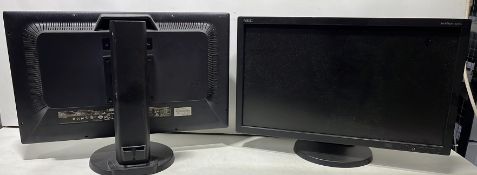 2 x NEC E231W-BK 23'' LCD Monitors