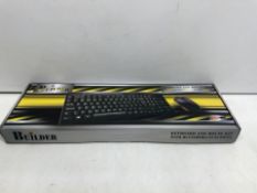 4 x Builder Keyboard and Mouse set's